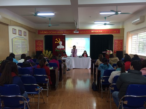 Trường mầm non Đô Thị Việt Hưng tổ chức họp phụ huynh sơ kết học kỳ 1 năm học 2016 – 2017